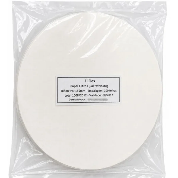 papel filtro qualitativo 80 g