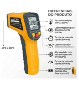 termômetro infravermelho a laser