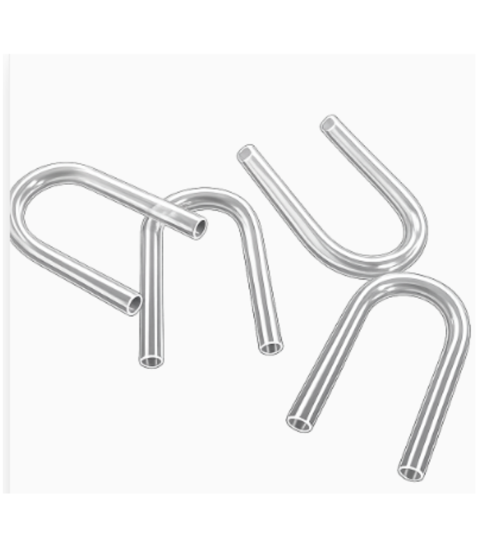 tubo-em-u-de-vidro-liso-3-lojadoquimico Tubo em U de Vidro liso - Imagem 3