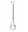 Tubo Karsten de vidro tipo cachimbo de parede.