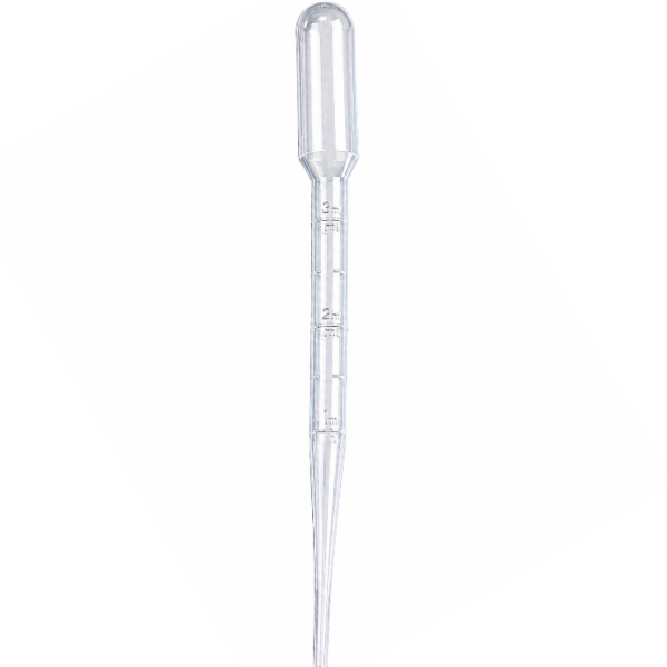 Pipeta pasteur 3ml não esteril