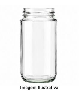 Pote de Vidro Az 200 Baixo 350ml -