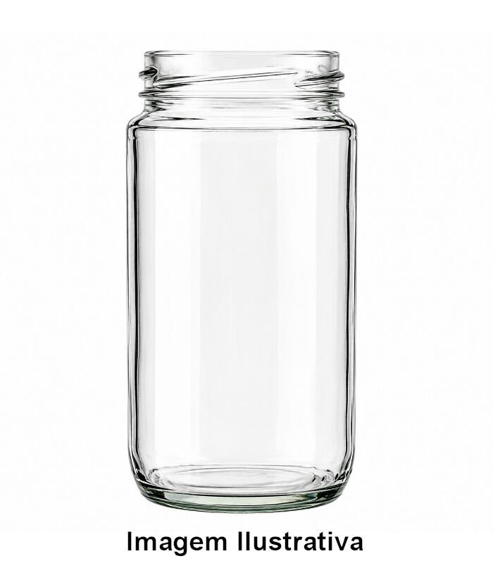 Pote de Vidro Az 200 Baixo 350ml -