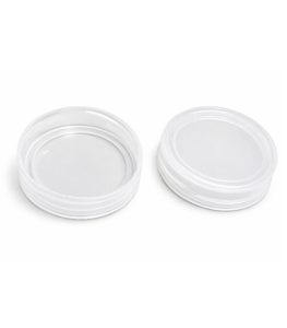 Tampa Plástica 63mm Baixa Cristal