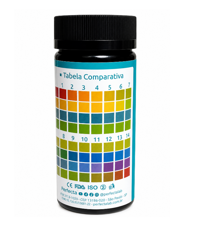 Fita Teste de pH Universal