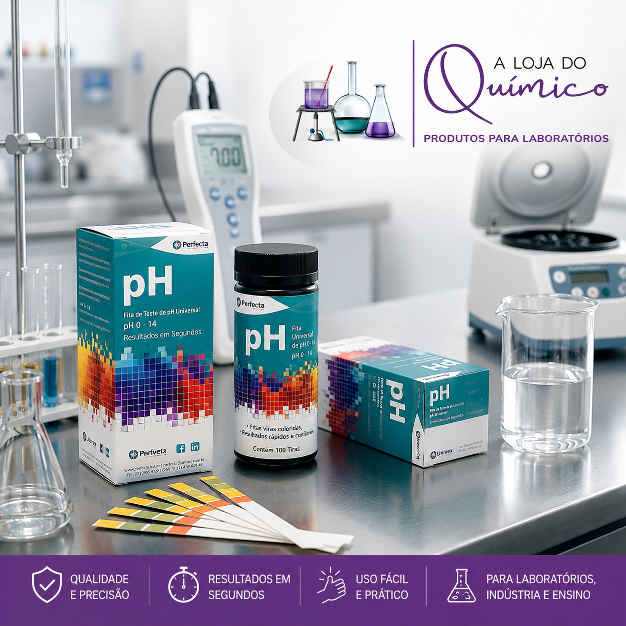 fita de ph papel indicador ph